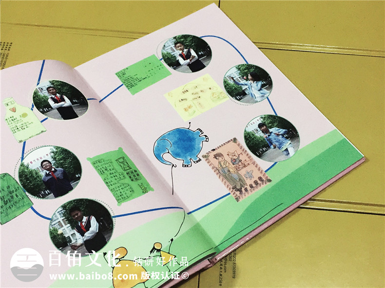 成都明道小学六年级毕业纪念册-班级毕业同学录