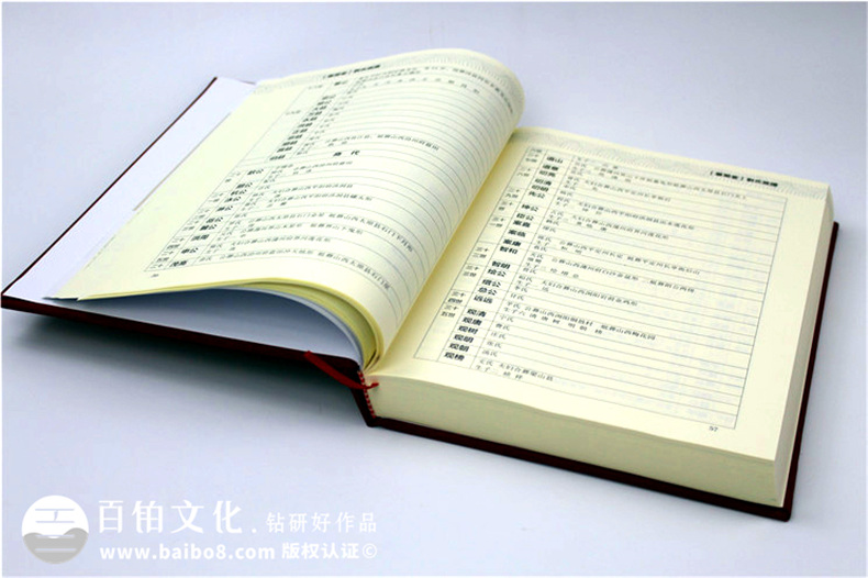 刘氏族谱制作-成都百铂文化家谱宗谱排版印刷