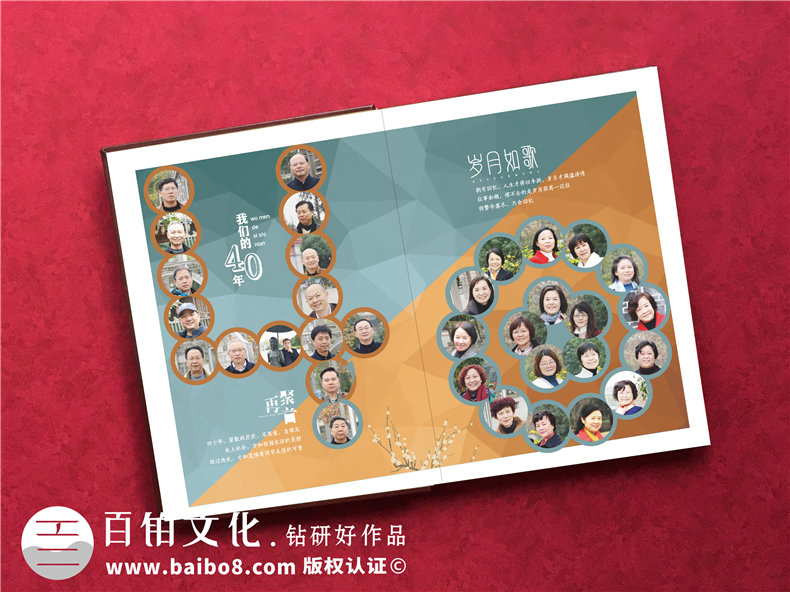 40年同学聚会相册影集序言-40周年同学回忆录相册