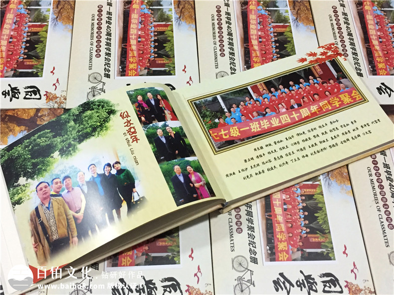 白沙民高毕业40周年同学聚会纪念相册定制-通讯