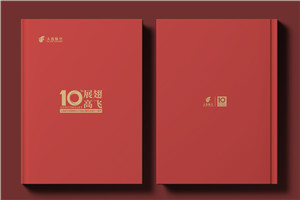 翱翔十载，云端逐梦--航空公司10周年纪念册​设计定制