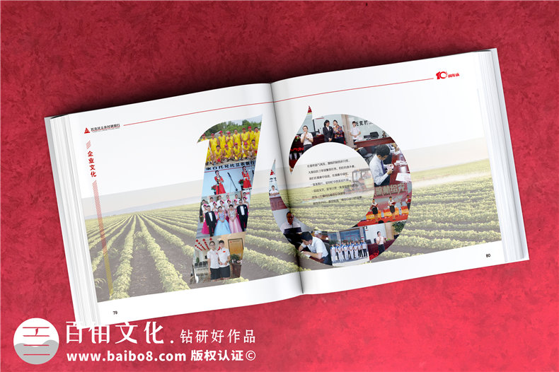公司周年活动纪念画册-铭记团队部门成长的周年庆画册设计