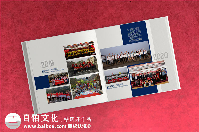 国企公司成立5周年做宣传纪念画册-单位十周年相册分为哪几个篇章