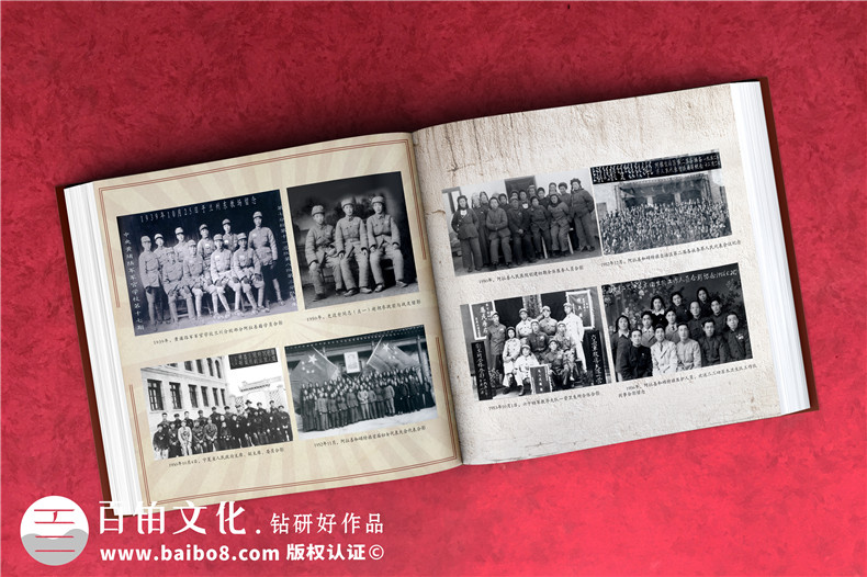 制作红色记忆纪念册献礼建党百年-革命历史100周年纪念册方案