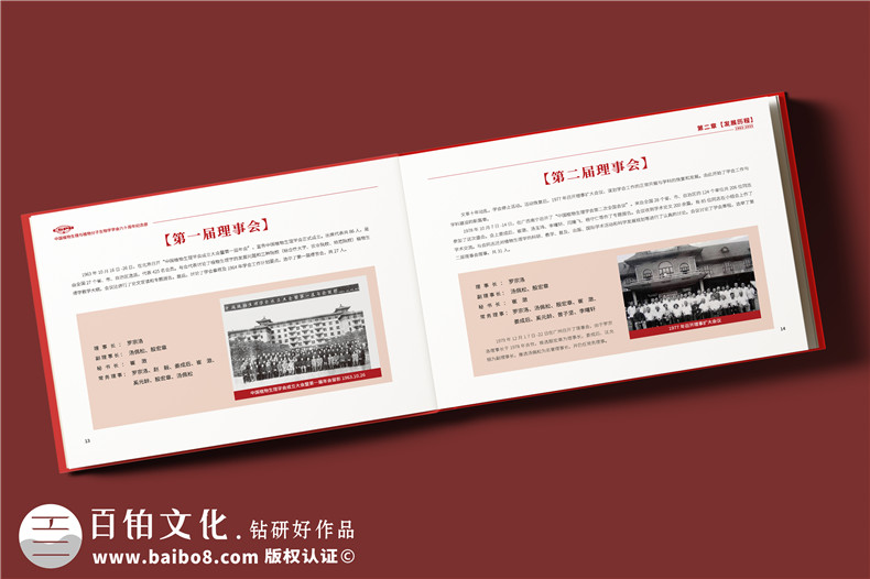 学会成立60周年纪念册-行业协会周年画册设计