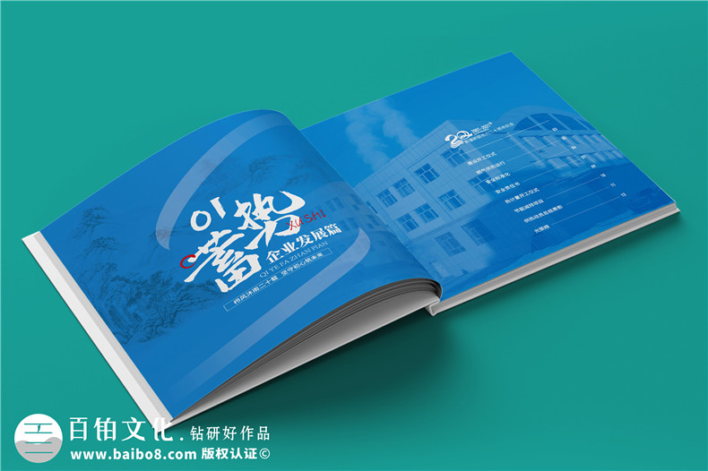 企业20年画册-公司厂庆回忆录周年大事记书籍设计制作