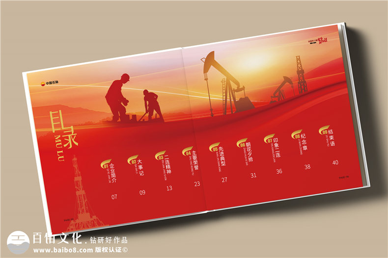 四十华章，璀璨绽放-中国石油集团子公司40周年大事记纪念册
