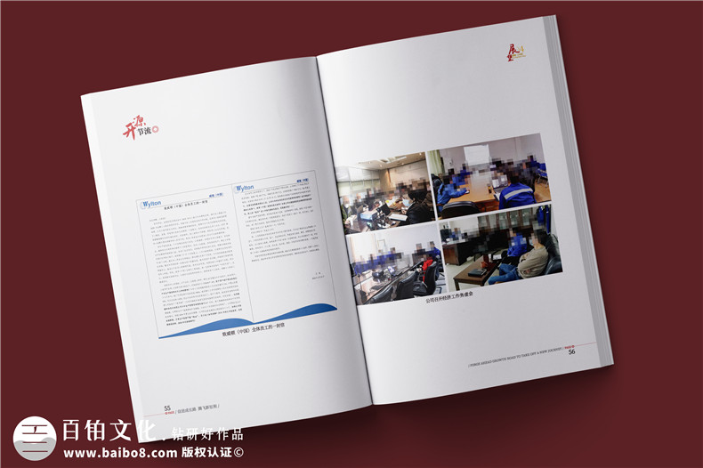 化工企业20周年纪念册设计-公司整合发展大事记画册