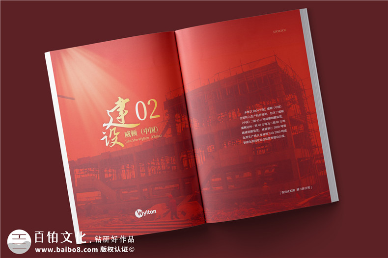化工企业20周年纪念册设计-公司整合发展大事记画册