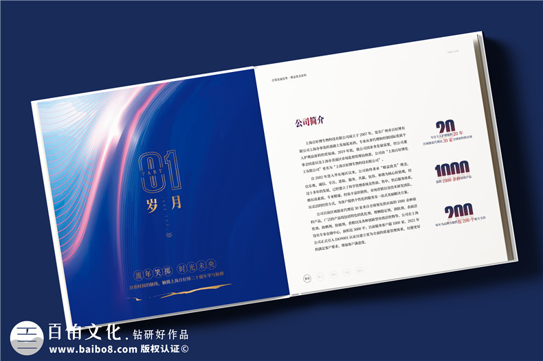 生物科技公司20周年纪念册--解码生命,共筑未来​