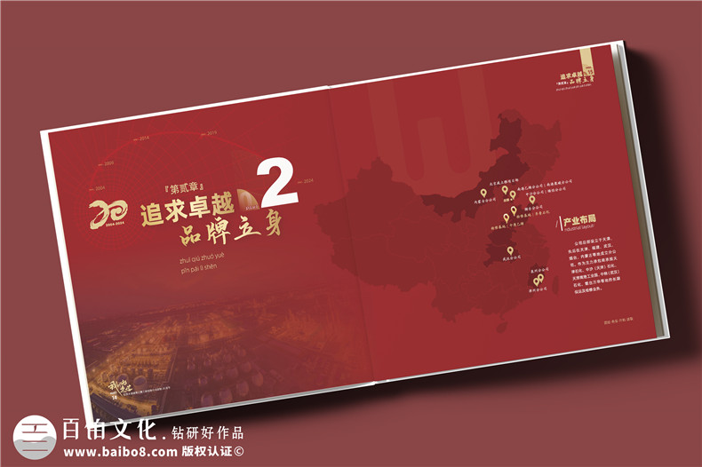 化工企业20周年纪念册设计定制--镌刻辉煌,展望未来​