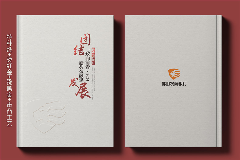 银行年度工作总结画册定制-专业金融画册设计制作