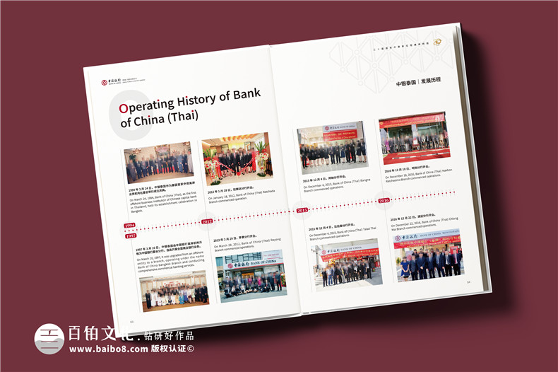 银行周年庆纪念册怎么做?银行30周年画册设计定制