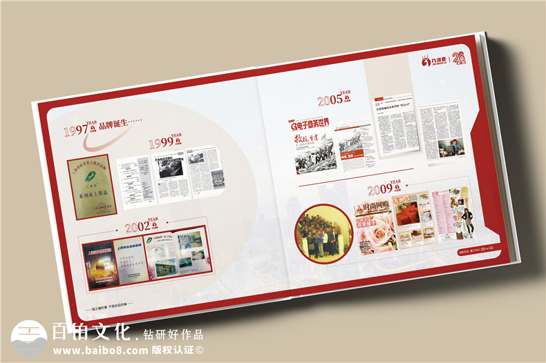 企业28周年纪念册设计-家纺品牌周年画册制作