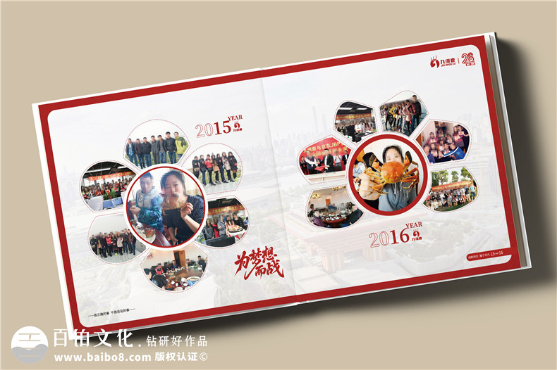 企业28周年纪念册设计-家纺品牌周年画册制作