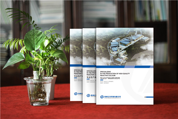 活性钙生产厂家宣传册设计-钙业公司画册制作