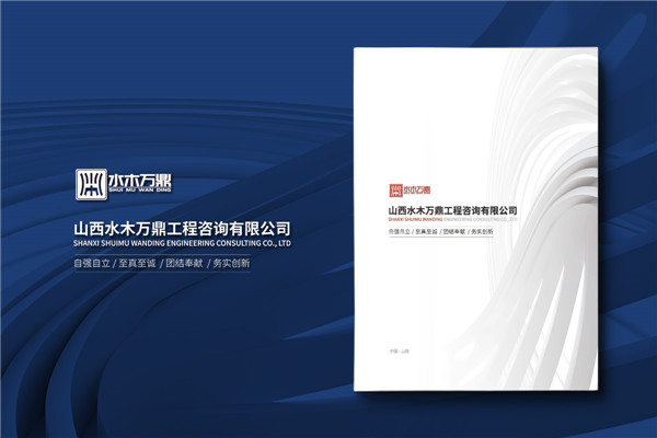 工程项目全过程咨询企业宣传册设计-项目管理造价公司简介画册