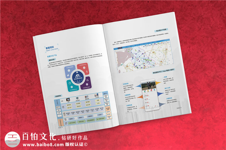 智能科技信息技术公司画册设计-智慧城市产品宣传册彩页
