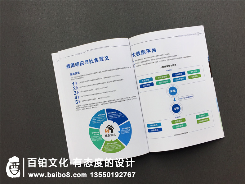 手机app产品宣传册设计制作,智慧停车项目管理系统产品宣传手册