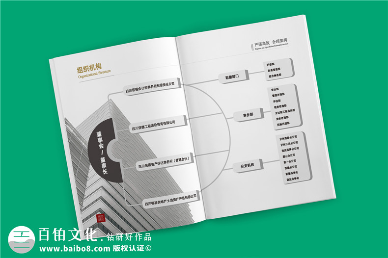 财务审计公司宣传册设计-工程造价管理及税务咨询资产评估企业画册