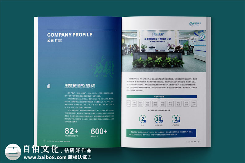 IT行业宣传册设计-软件互联网管理系统画册定制