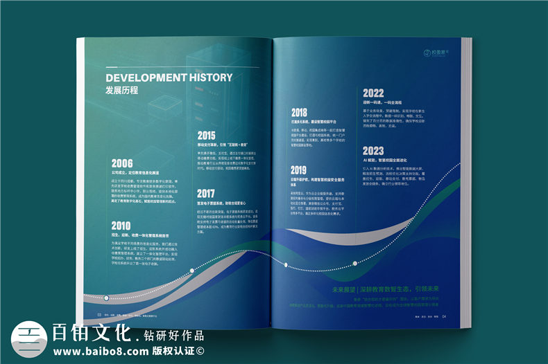IT行业宣传册设计-软件互联网管理系统画册定制
