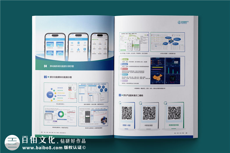 IT行业宣传册设计-软件互联网管理系统画册定制