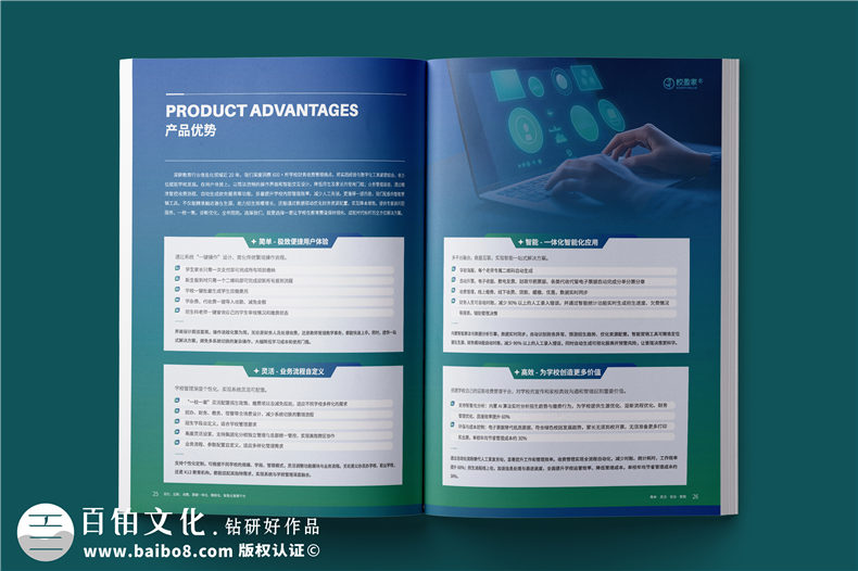IT行业宣传册设计-软件互联网管理系统画册定制