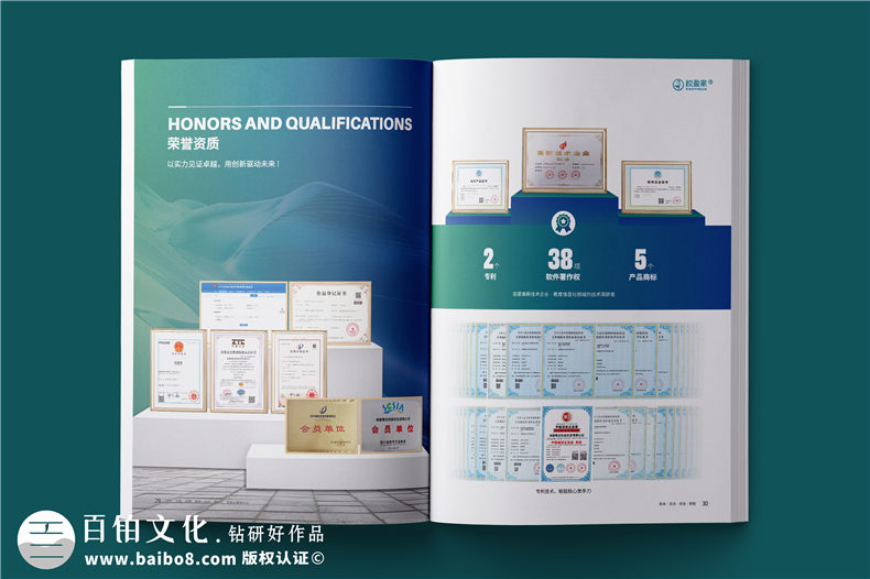 IT行业宣传册设计-软件互联网管理系统画册定制