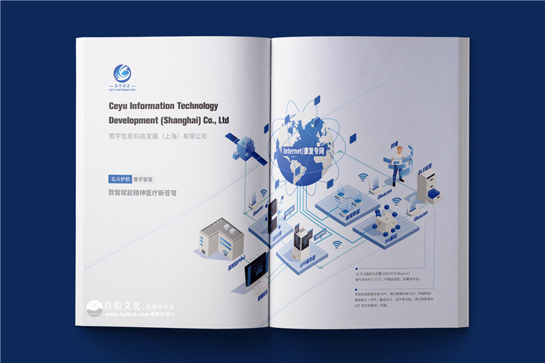 精神学科智慧医疗研发科技公司宣传册设计