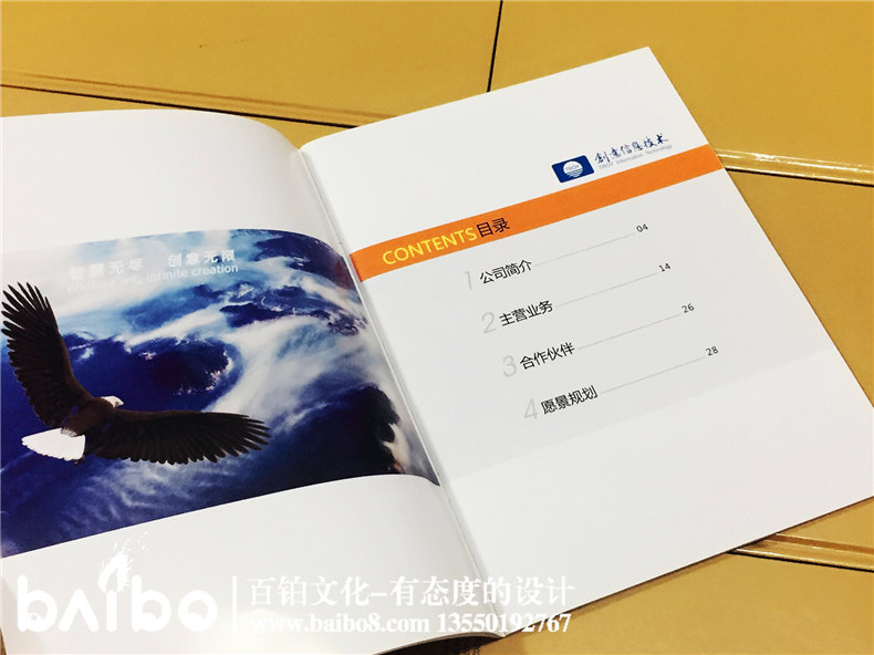 高新信息技术企业宣传画册设计制作-公司画册印刷
