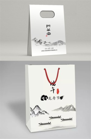 【手提袋设计】 企业礼品包装袋制作 公司办公手提袋印刷