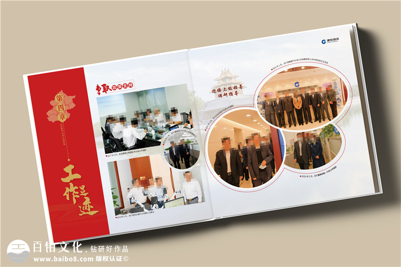 公司高管离任纪念册定制-经理调任相册设计