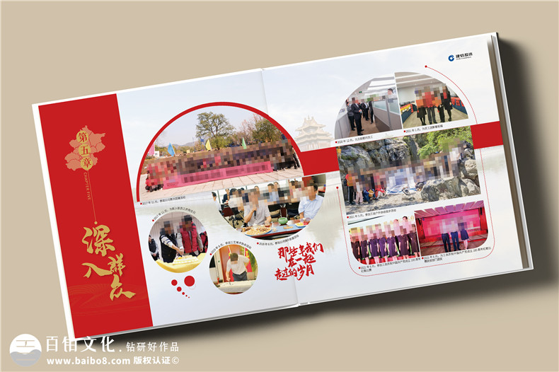 公司高管离任纪念册定制-经理调任相册设计