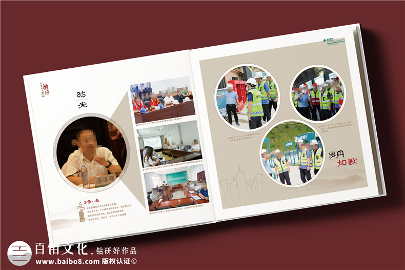 大型集团高管调任纪念册-领导工作历程回顾专属纪念影集