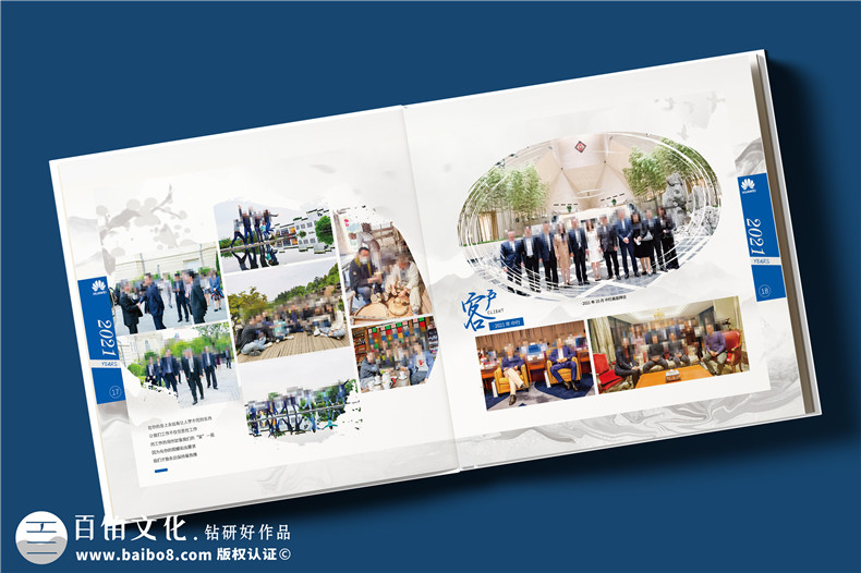 集团核心高管调任变迁纪念册-领导任职点滴影像纪念手册