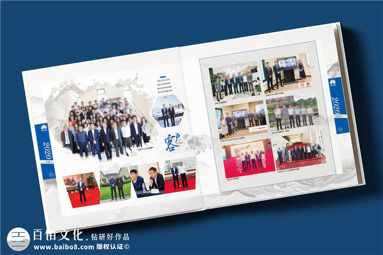 集团核心高管调任变迁纪念册-领导任职点滴影像纪念手册
