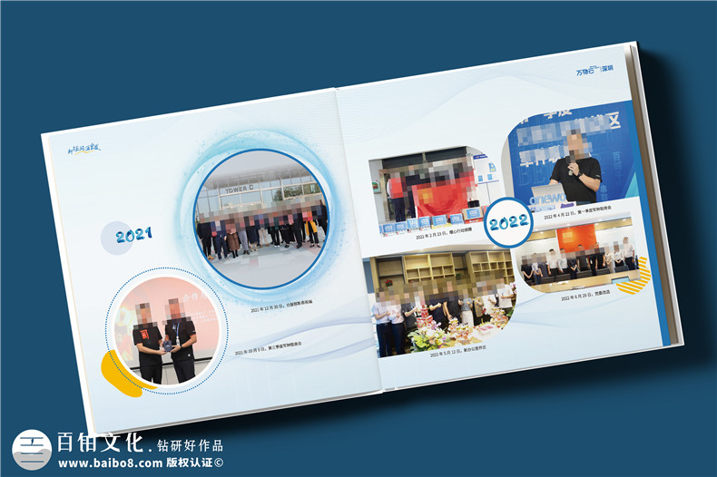 集团高管调任纪念册-高层领导履职变迁荣誉纪念相册制作