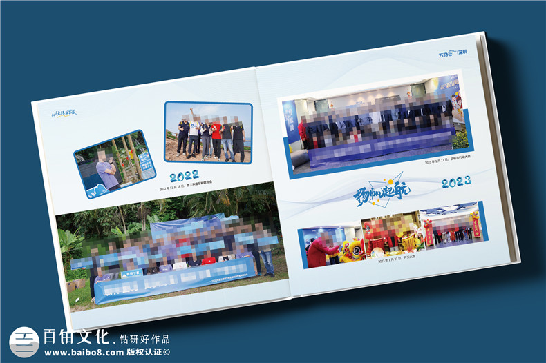 集团高管调任纪念册-高层领导履职变迁荣誉纪念相册制作