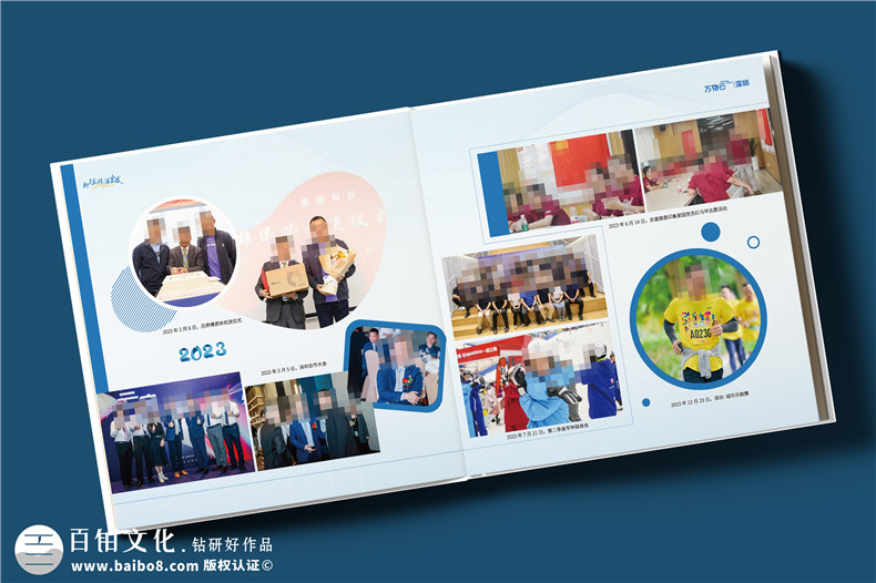 集团高管调任纪念册-高层领导履职变迁荣誉纪念相册制作