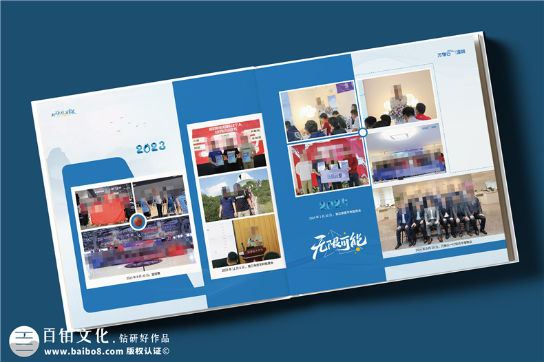 集团高管调任纪念册-高层领导履职变迁荣誉纪念相册制作