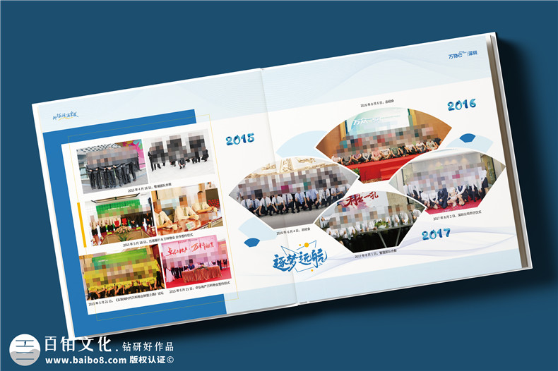 集团高管调任纪念册-高层领导履职变迁荣誉纪念相册制作