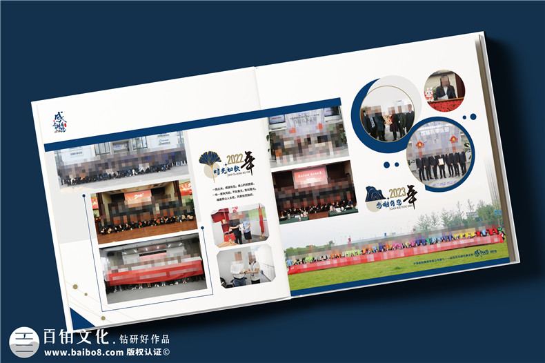 高端送女领导退休纪念册-职场光荣退休纪念册