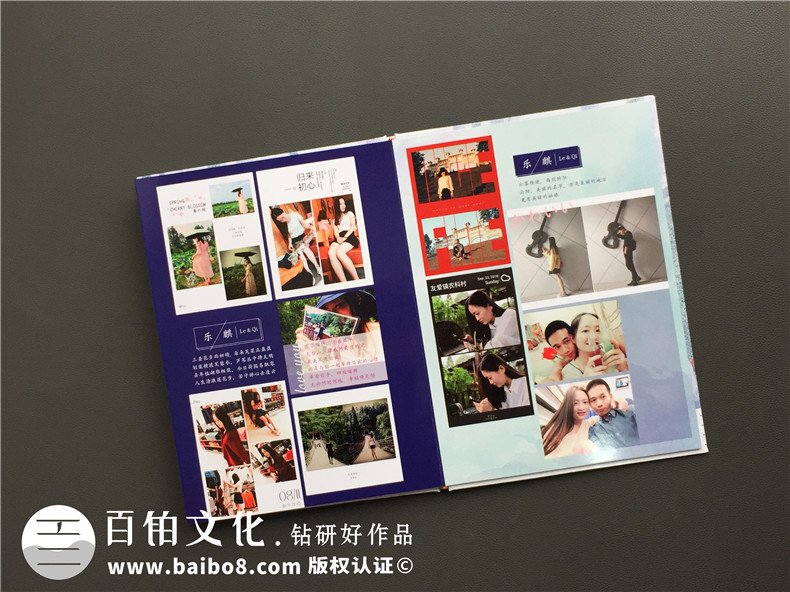恋爱3周年纪念日制作一本男女朋友情侣相爱的照片书相册-内容唯美!