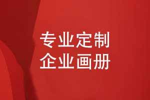 定制画册设计-企业产品与品牌的综合实力展示