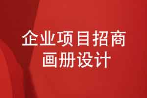 企业项目招商画册设计经验-以视觉之力叩响合作之门